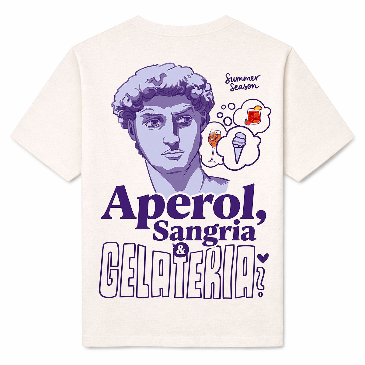 GELATERIA - Premium T-Shirt Backprint