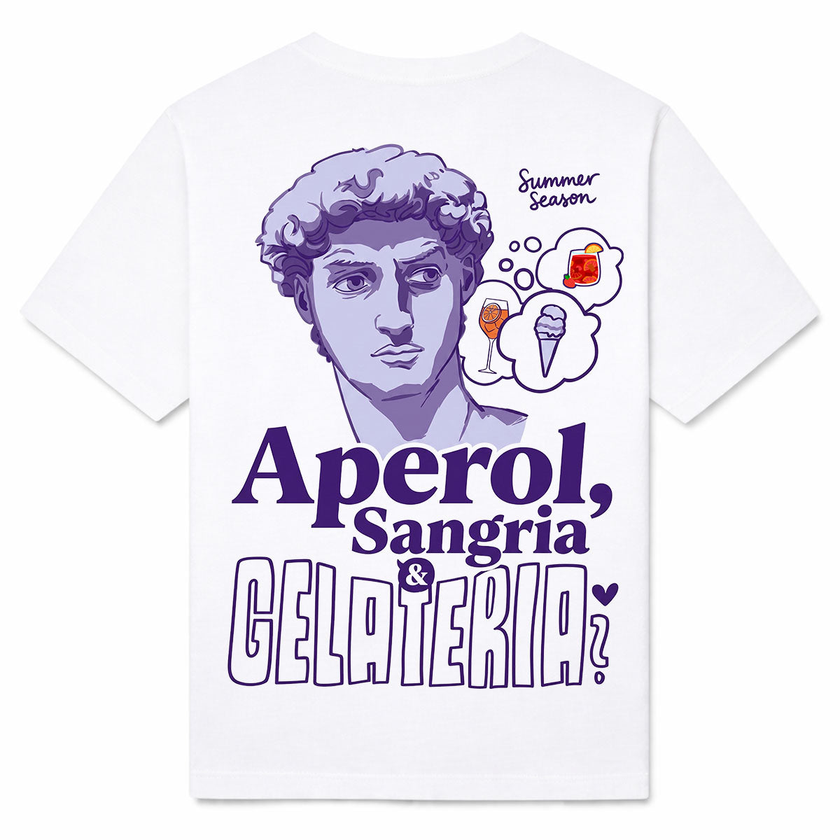 GELATERIA - Premium T-Shirt Backprint