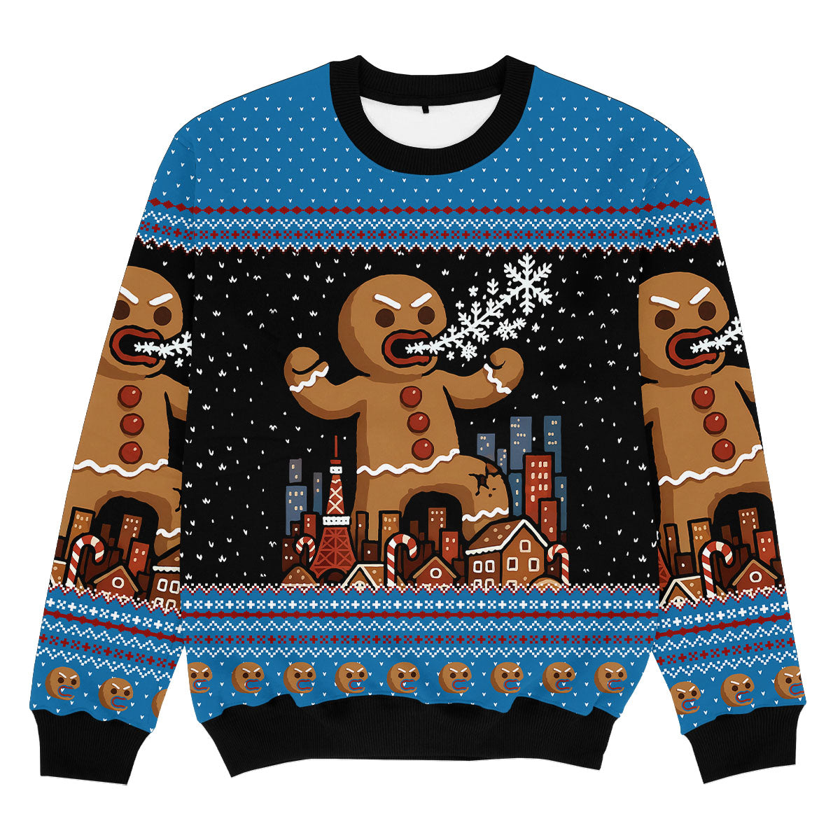 ANGRY GINGERBREAD MAN - Jersey Navideño Signature