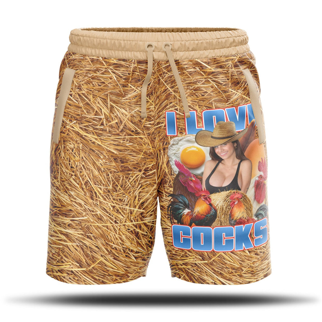 I LOVE COCKS - Badeshort