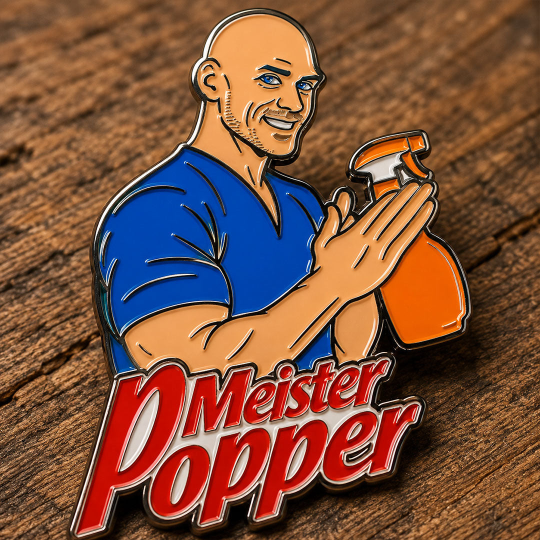 MEISTER POPPER - Trachten-Anstecker