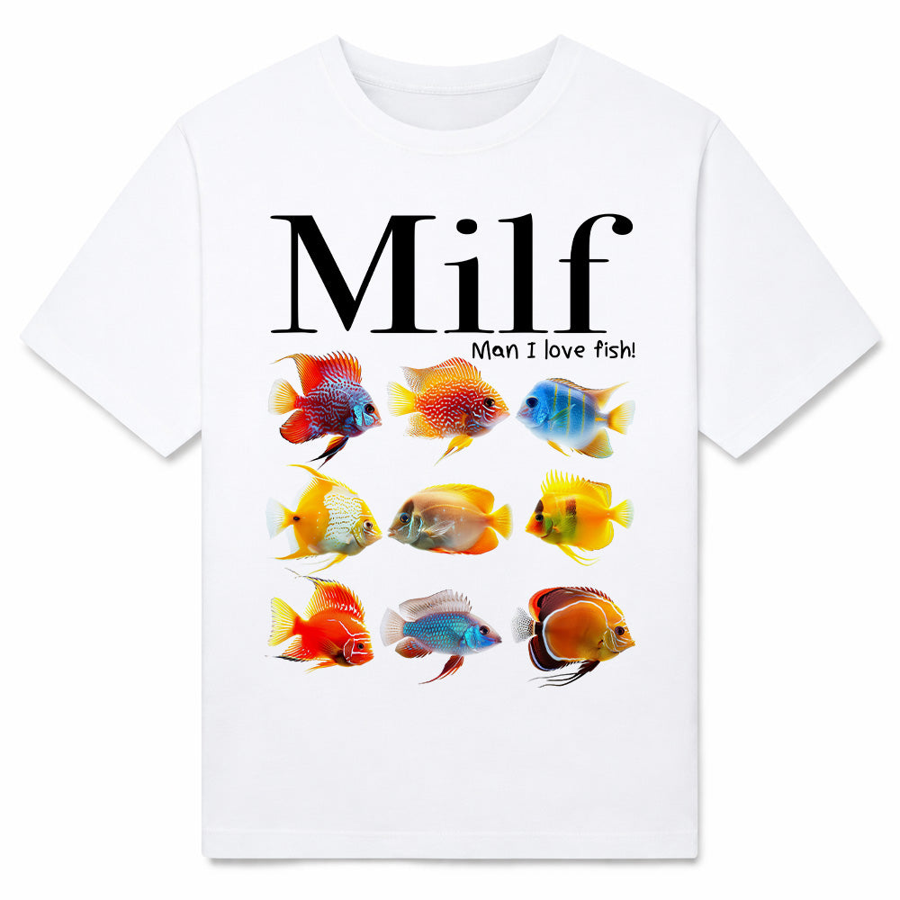 MAN I LOVE FISH - Premium T-Shirt Unisex