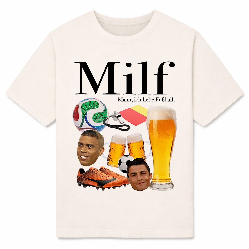 MILF FUßBALL - Premium T-Shirt Unisex