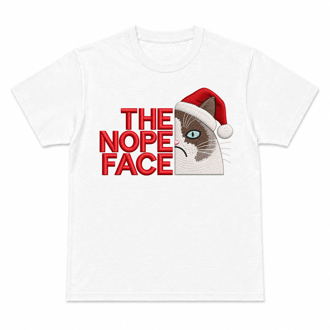 THE NOPE FACE - T-Shirt de Noël