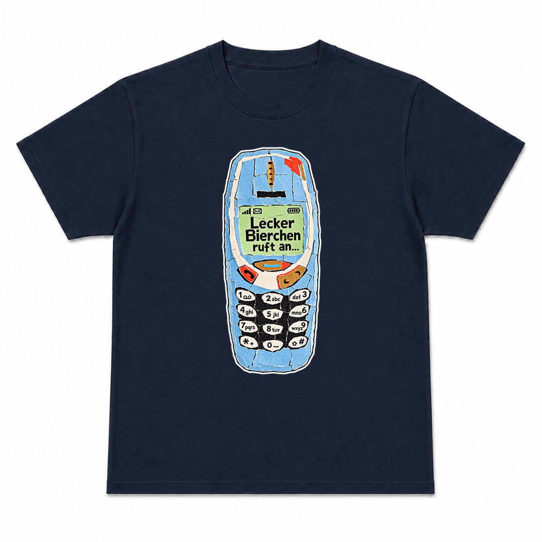 LECKER BIERCHEN RUFT AN - Premium T-Shirt Unisex