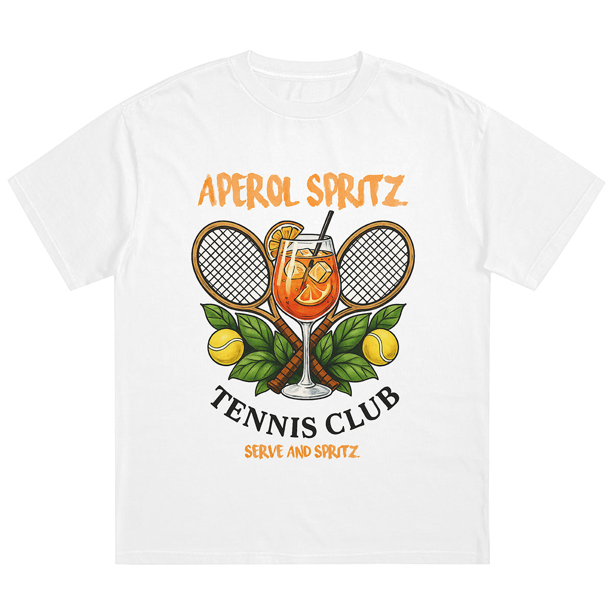 APEROL SPRITZ TENNIS CLUB - Premium Shirt Unisex