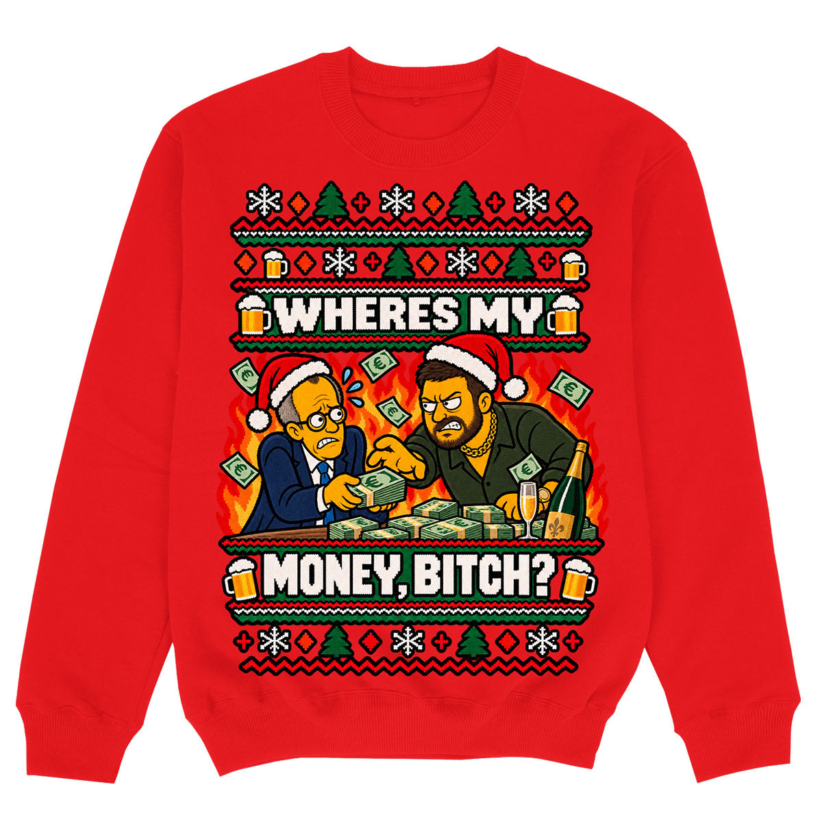 WHERE'S MY MONEY - Sudadera Premium
