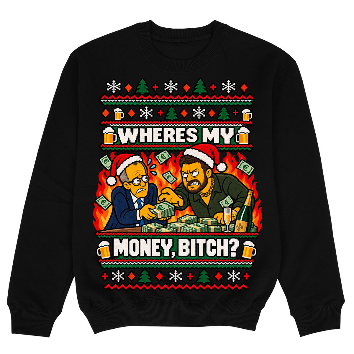 WHERE'S MY MONEY - Sudadera Premium
