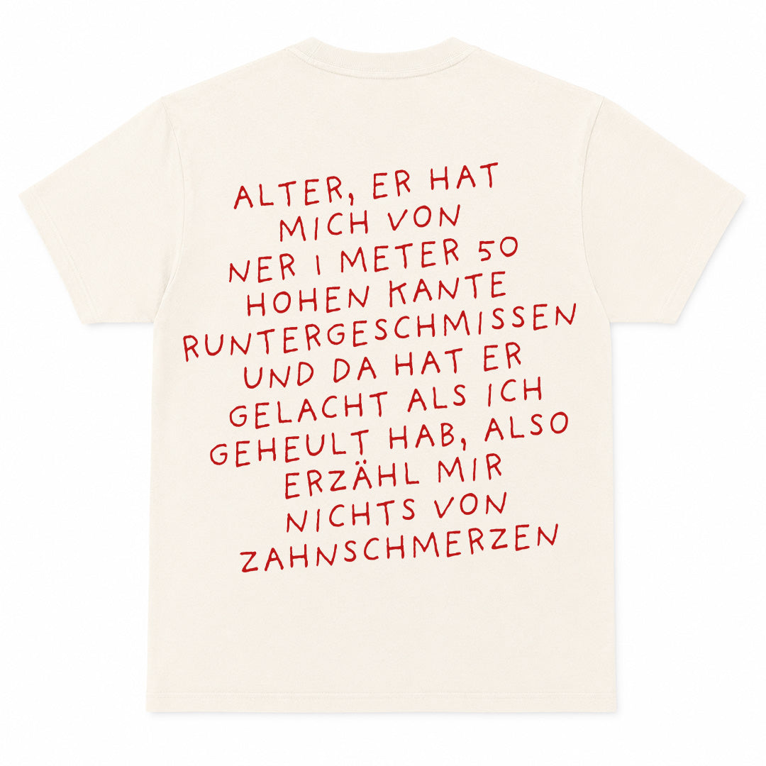 ZAHNSCHMERZEN - Premium T-Shirt Backprint