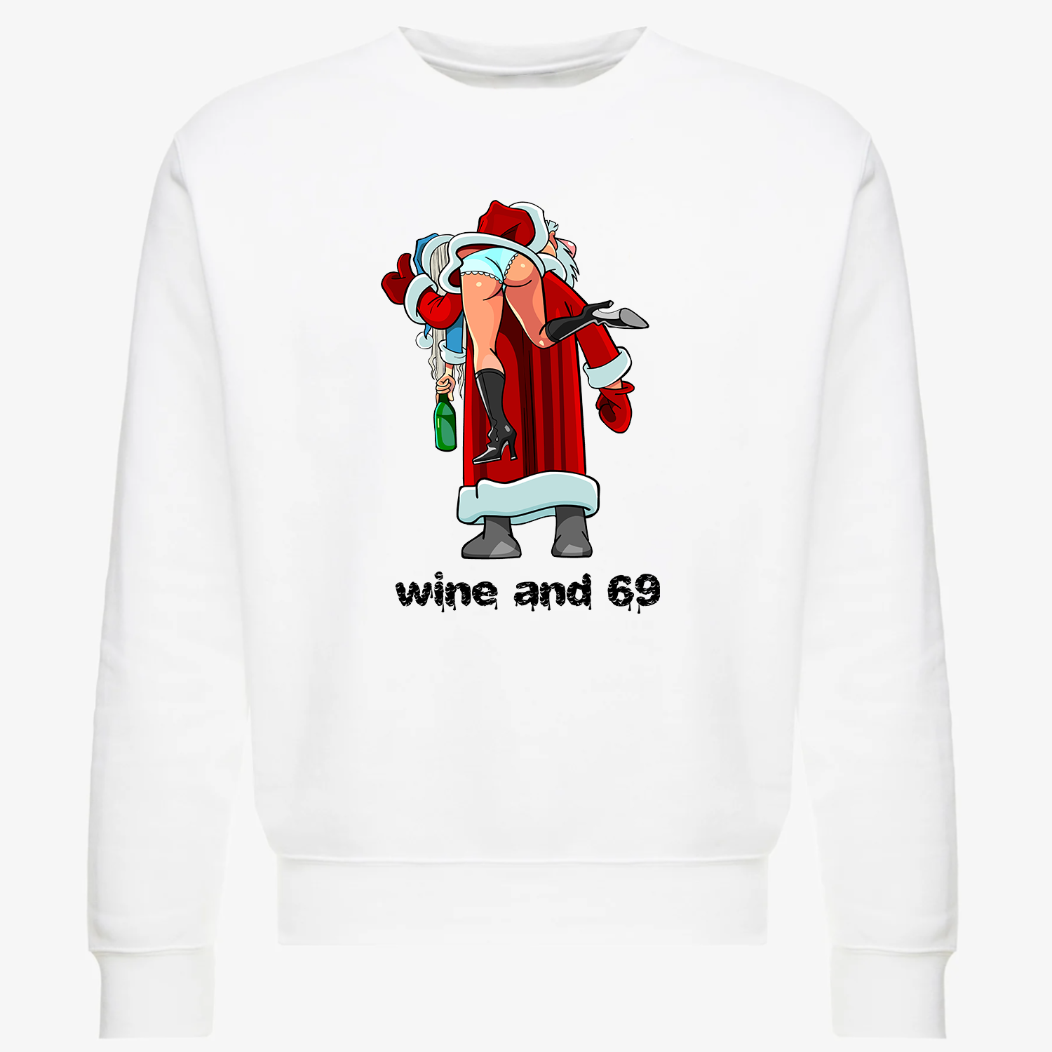WINE AND 69 SANTA - Sweatshirt - Weinspirits